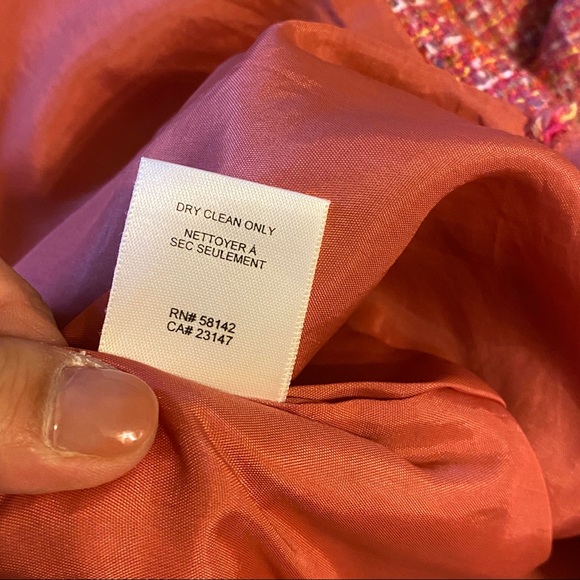 [VGUC] Talbots Pink Tweed Skirt - Picture 6 of 10